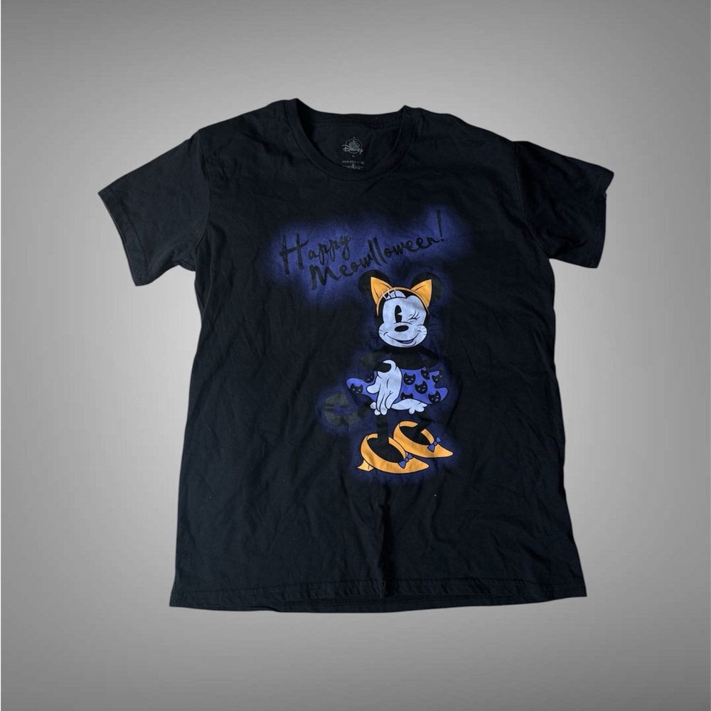 Disney Minnie Mouse Halloween Black T-Shirt